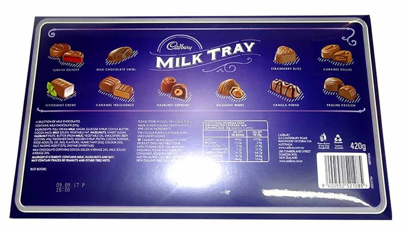 Cadbury Milk Tray (UK)
