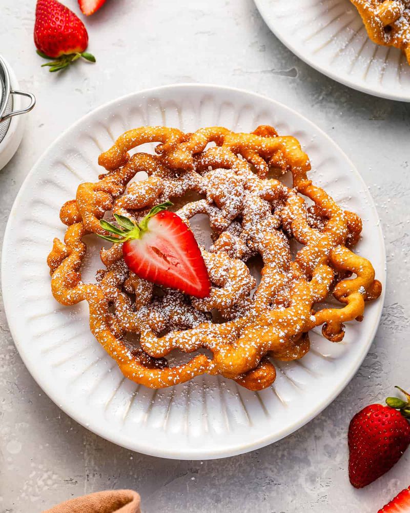 Cake Mix Funnel Cake