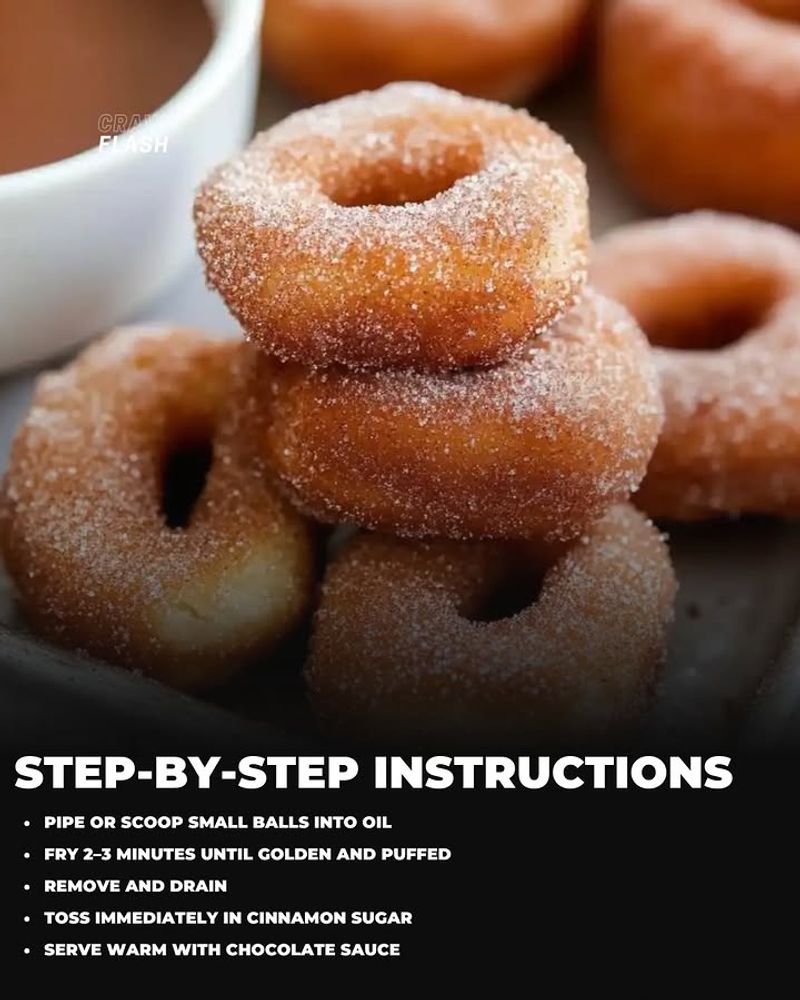 Cake Mix Churro Bites