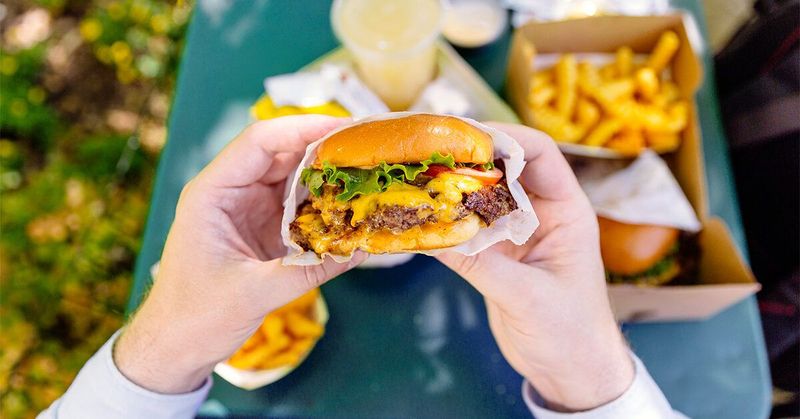 Fast Food Burgers and Fries
