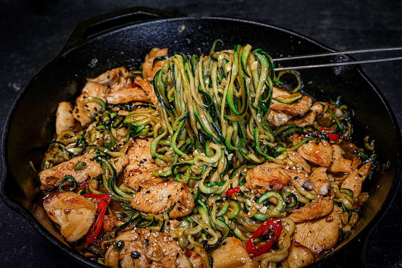 Zucchini Noodle Stir Fry