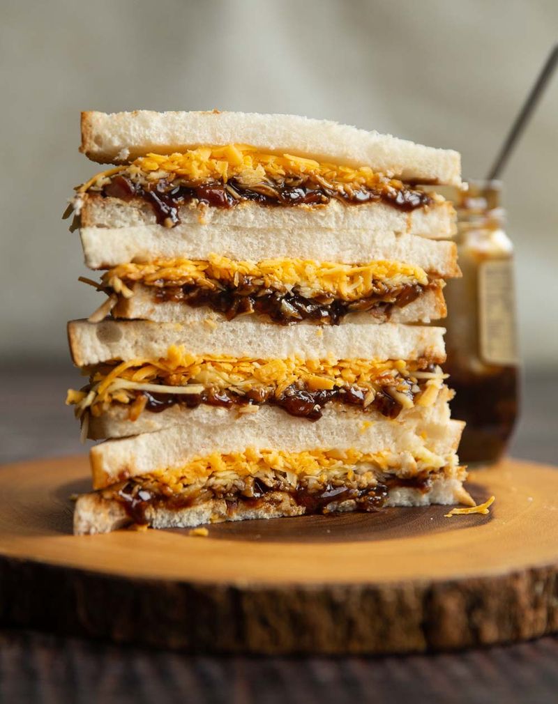 Cheese and Pickle Toastie