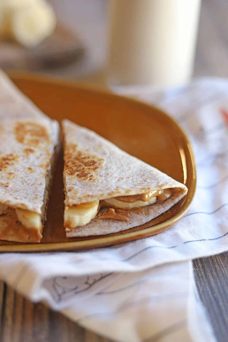 Peanut Butter Banana Quesadilla
