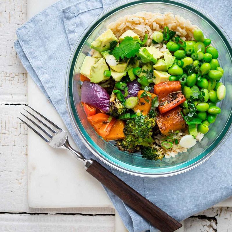 Edamame and Brown Rice Bowl