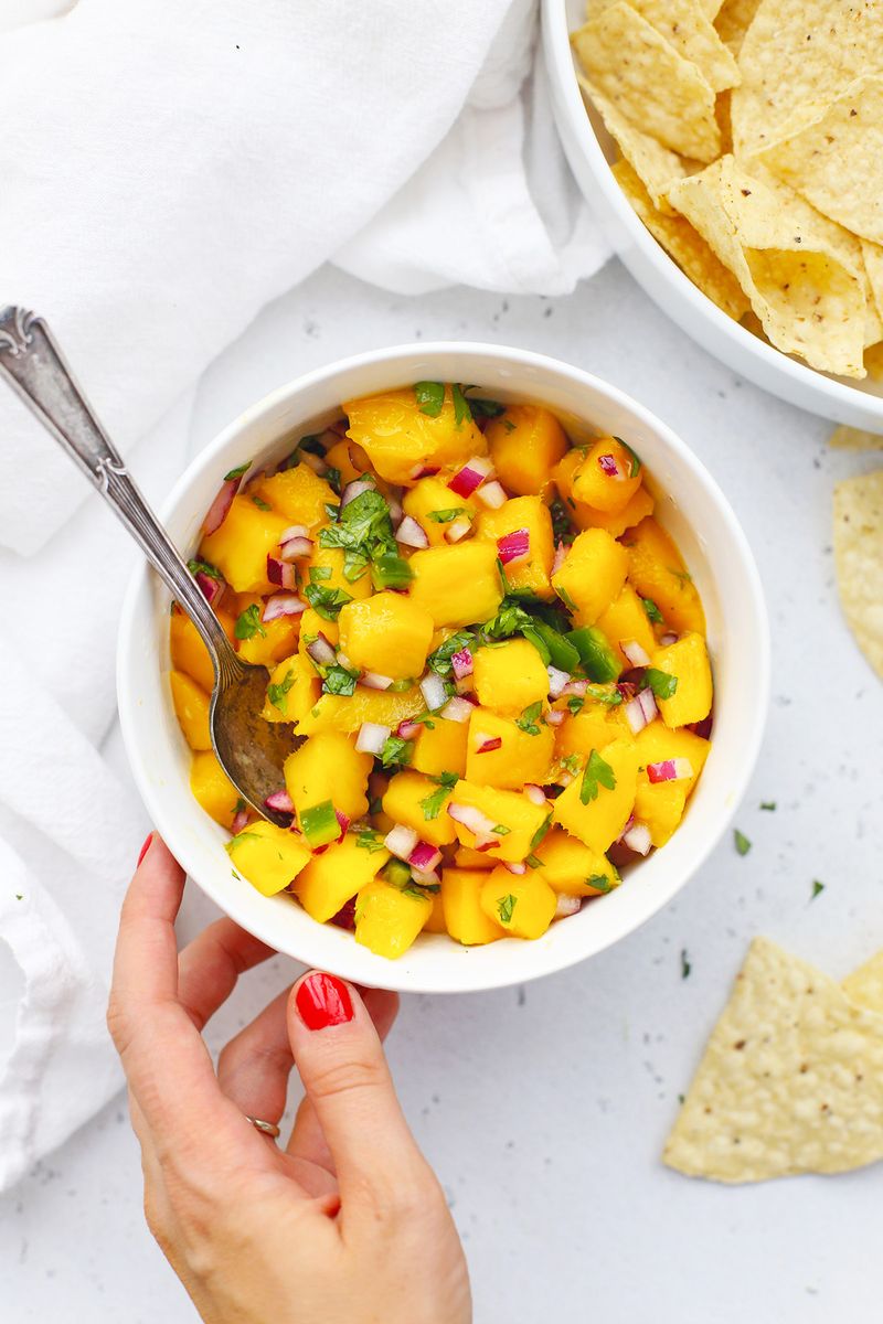 Avocado and Mango Salsa Cups