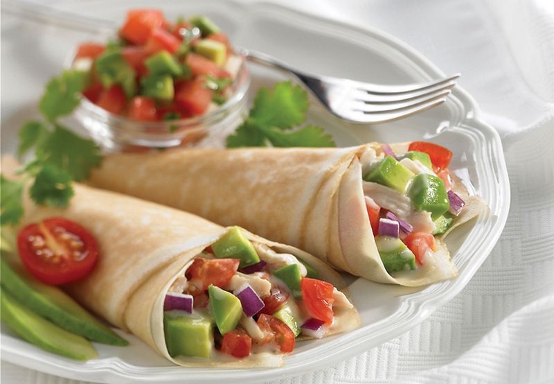 Chicken, Avocado, and Salsa