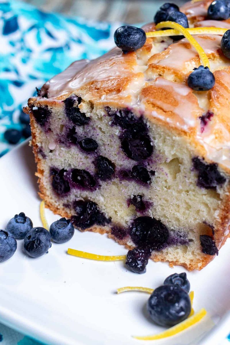 Blueberry Lemon Pound Cake