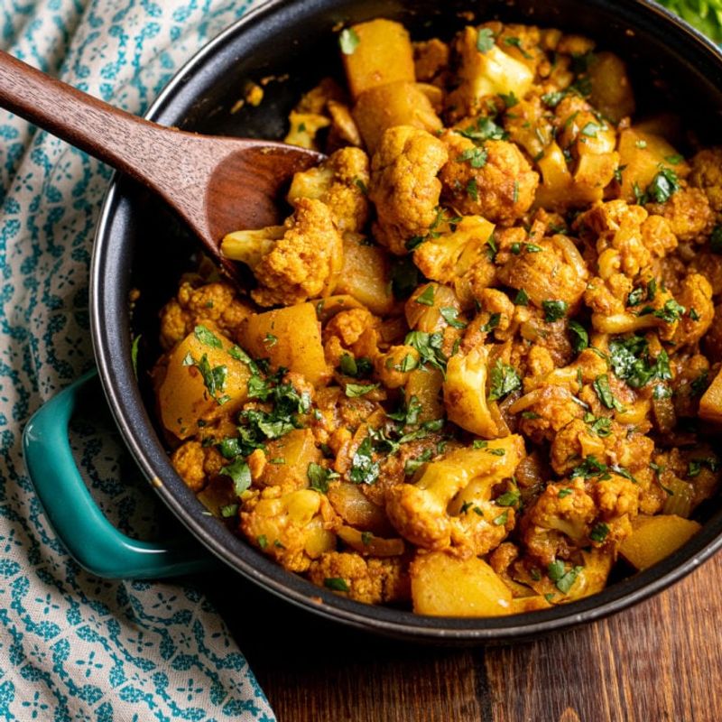 Indian-Spiced Aloo Gobi