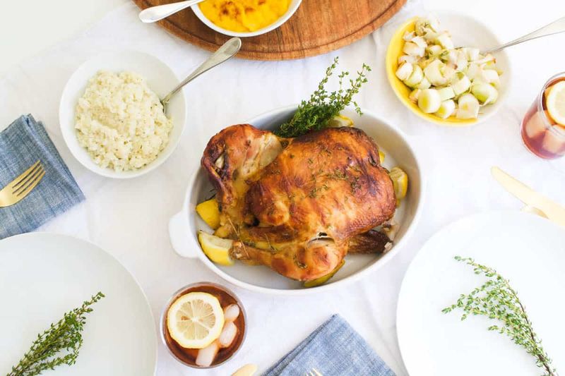 Rotisserie Chicken and Store-Bought Sides
