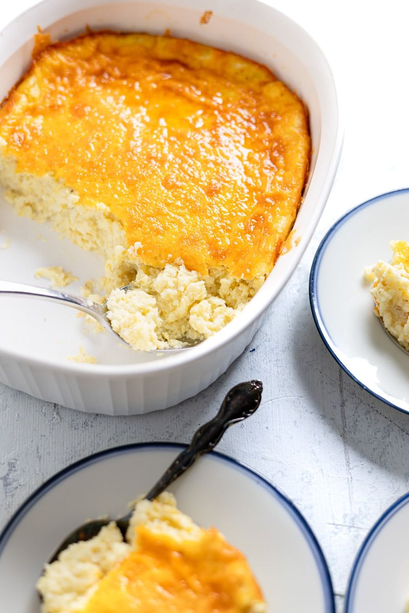 Baked Cheddar Grits