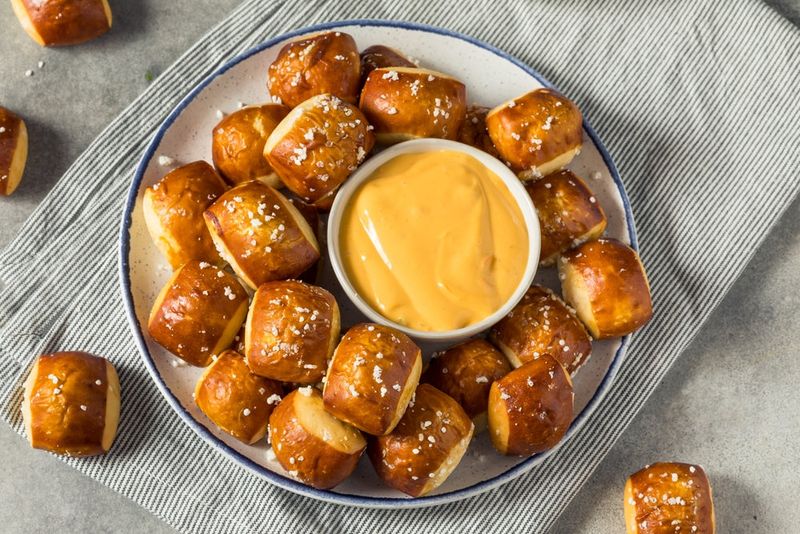 Cheddar Pretzel Bites