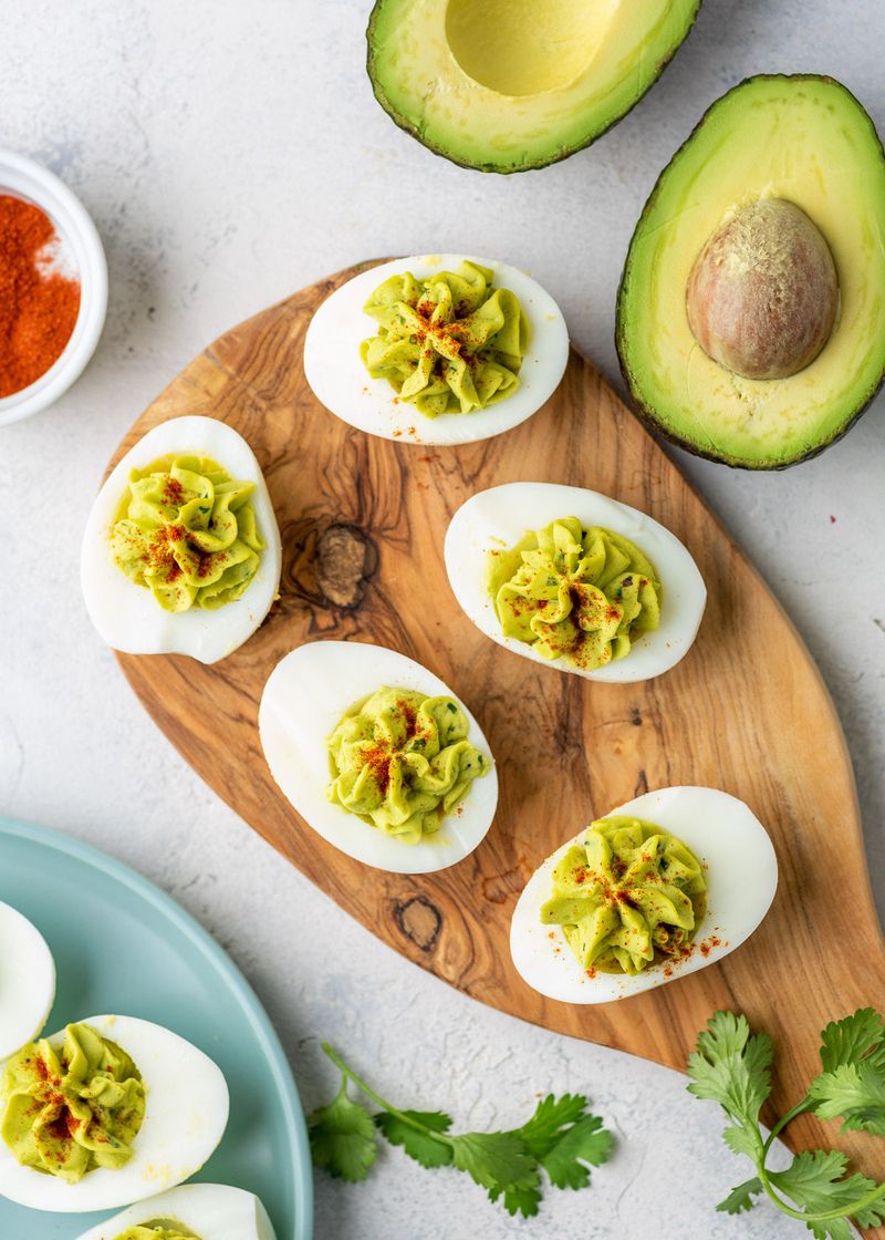 Avocado Deviled Eggs