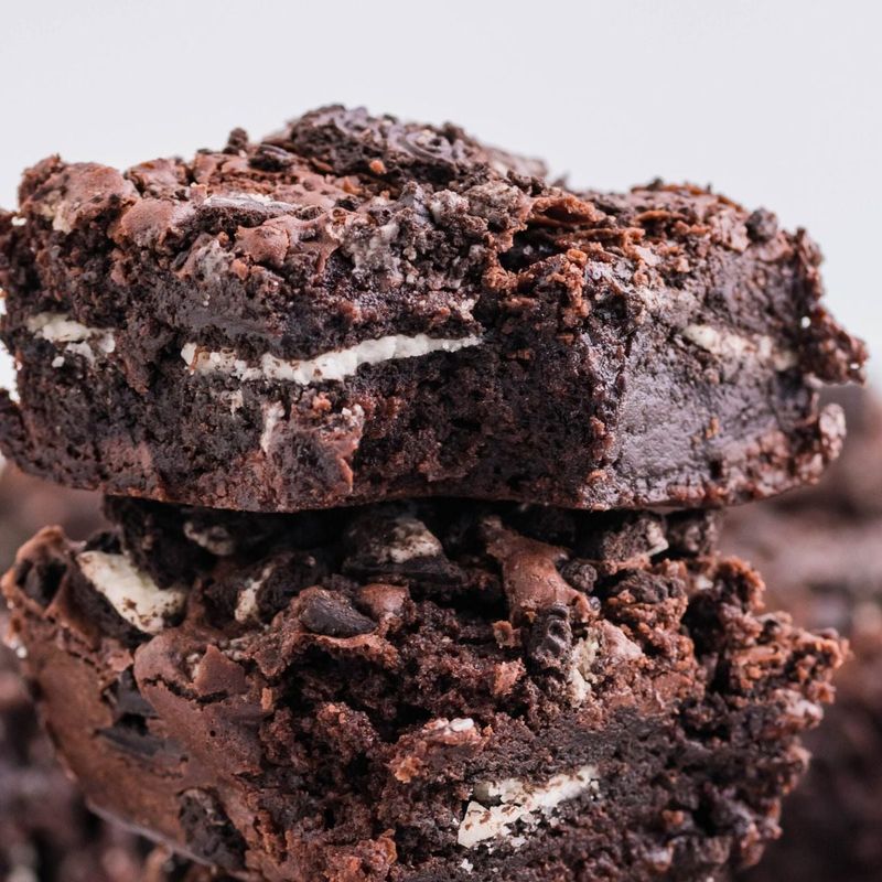 Oreo Stuffed Brownies