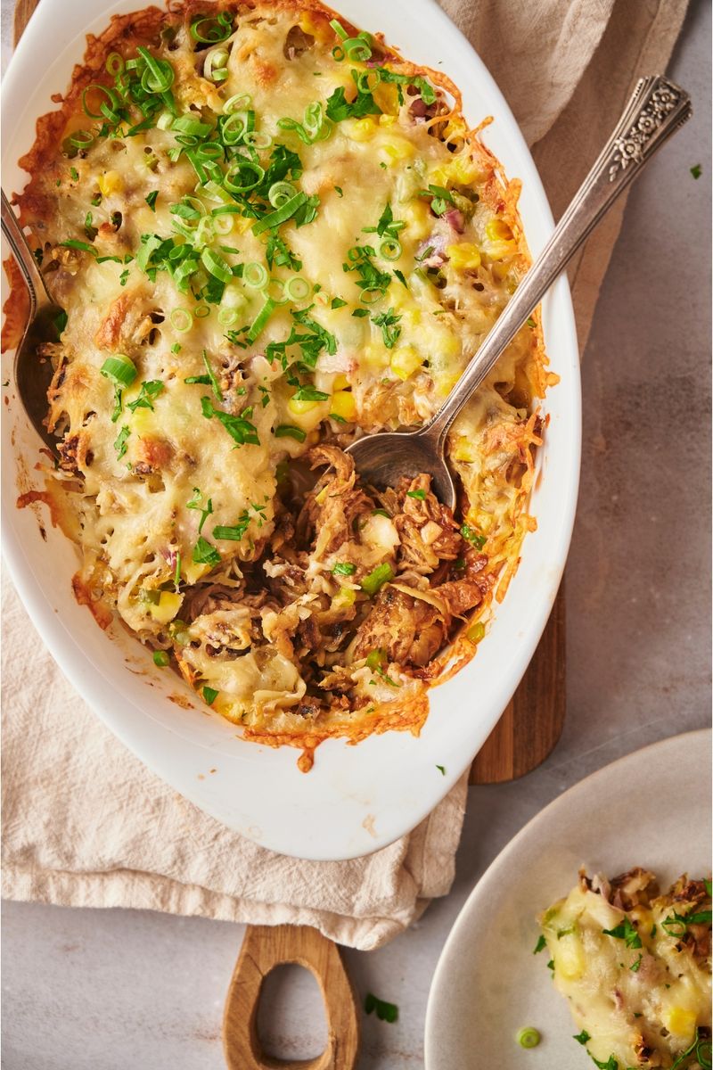 Pulled Pork and Sweet Corn Casserole