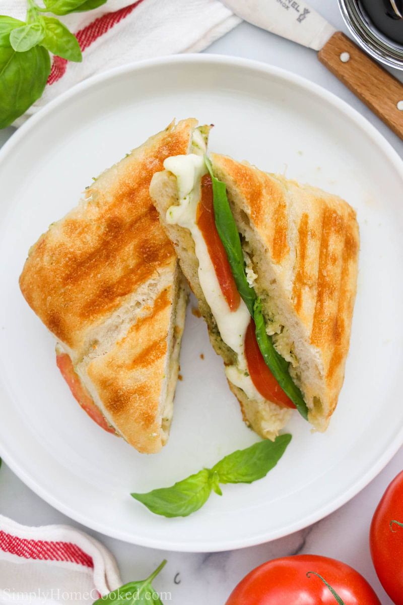 Caprese Sandwich on Ciabatta