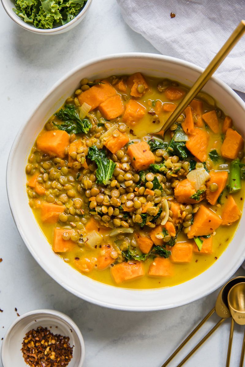 Lentil and Sweet Potato Curry