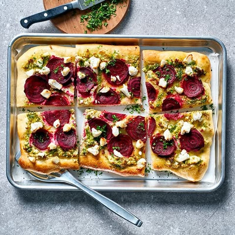 Spring Pea and Ricotta Flatbread