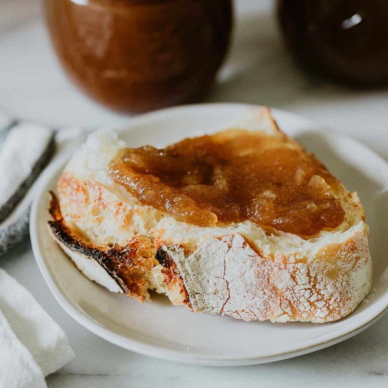 Apple Butter on Fresh Bread