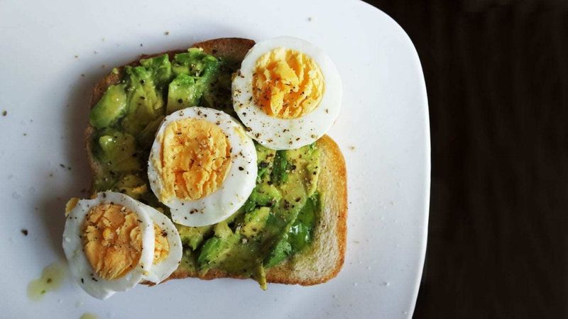 Hard-Boiled Egg and Avocado Toast