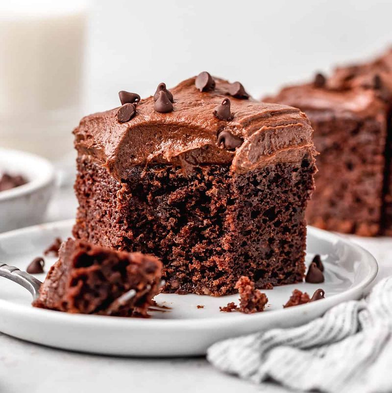 Double Chocolate Sheet Cake