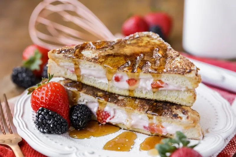 Cream Cheese Stuffed French Toast