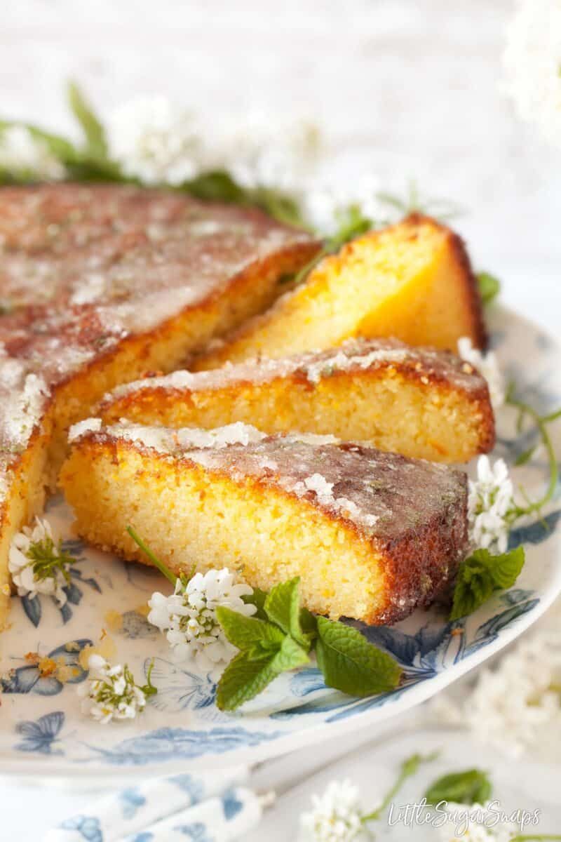Orange Blossom Semolina Cake