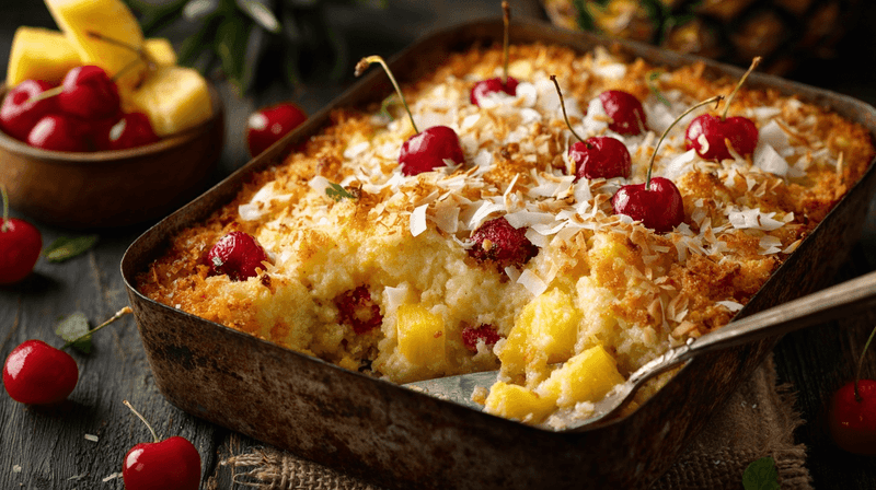 Coconut Cream Dump Cake