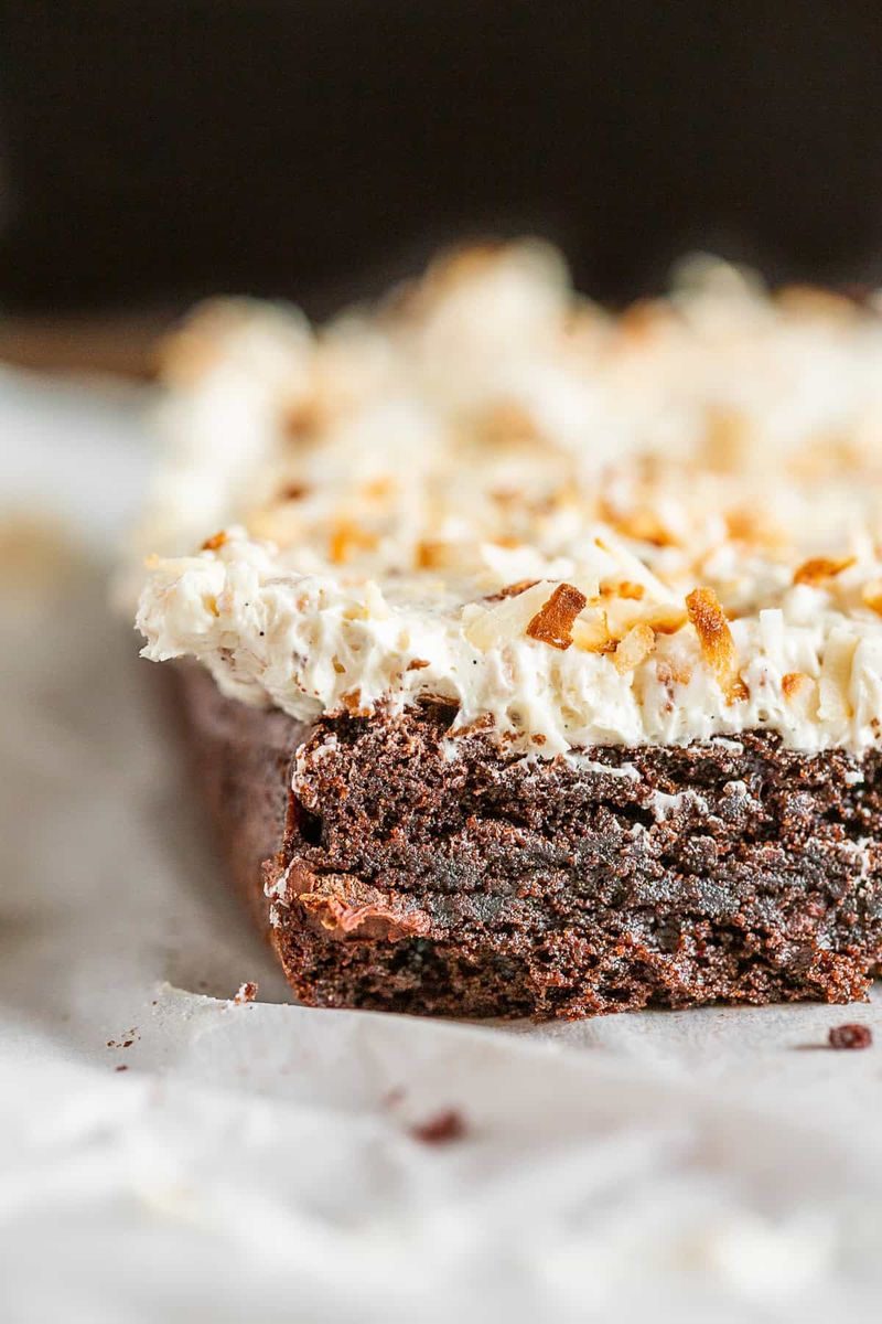 Chocolate Coconut Sheet Cake