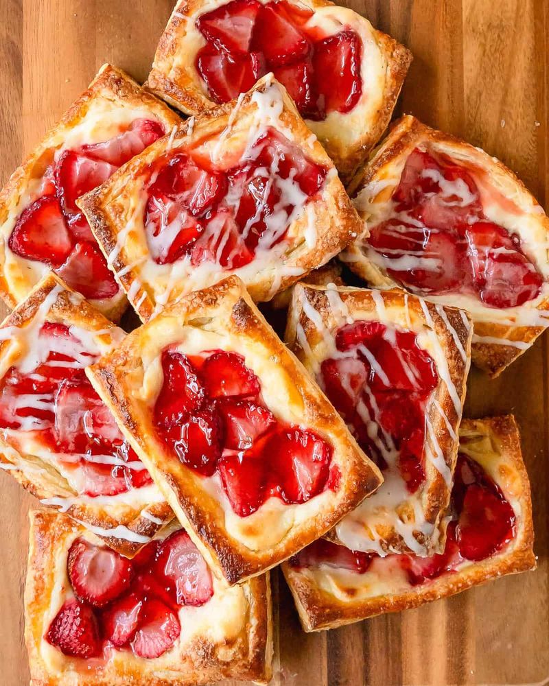 Strawberry Cream Cheese Danish