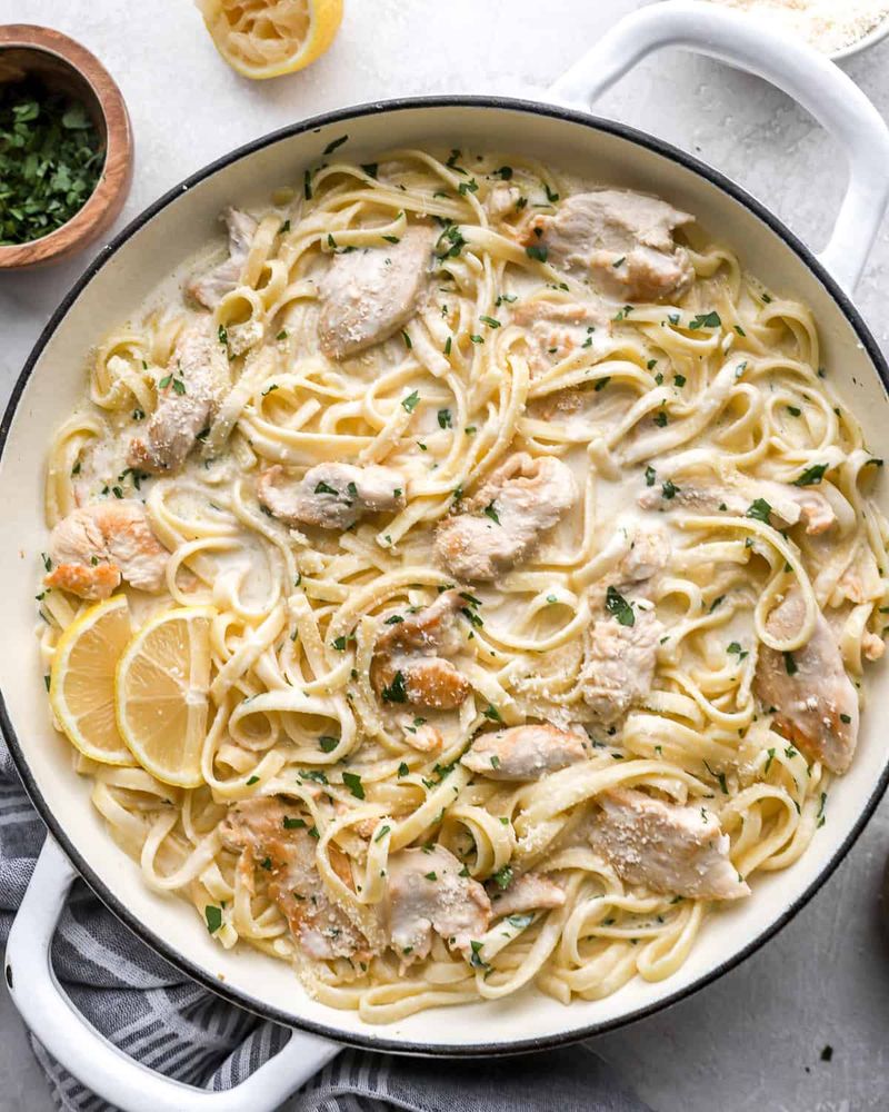 Alfredo Stuffed Chicken Breast