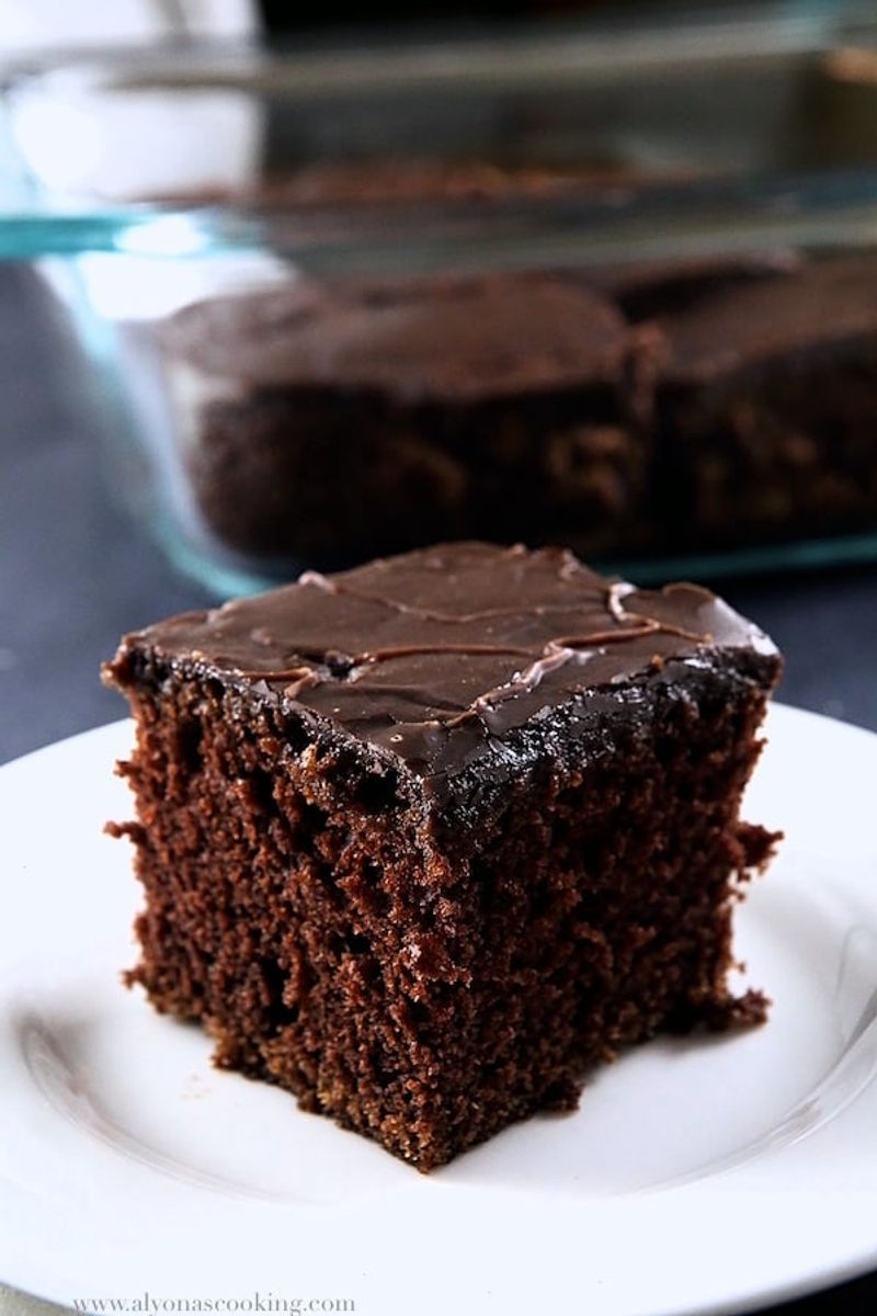 One-Bowl Chocolate Fudge Cake
