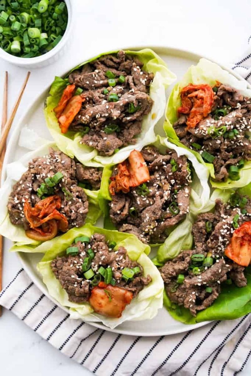 Bulgogi-Style Beef Lettuce Wraps