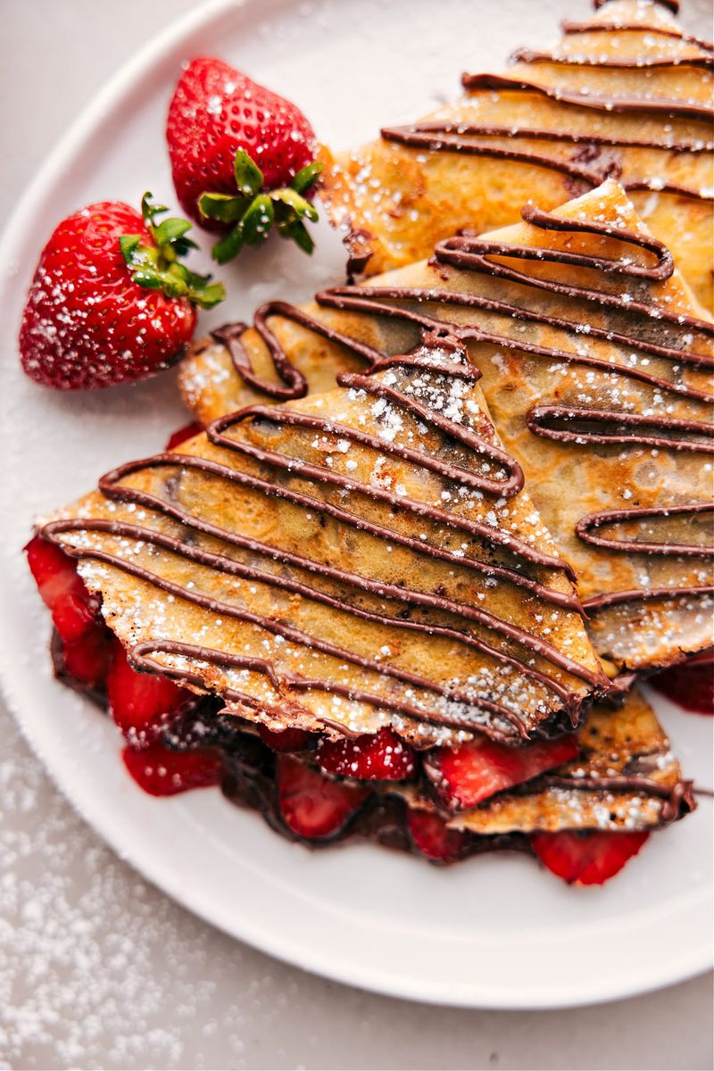 Strawberry Nutella Crepes