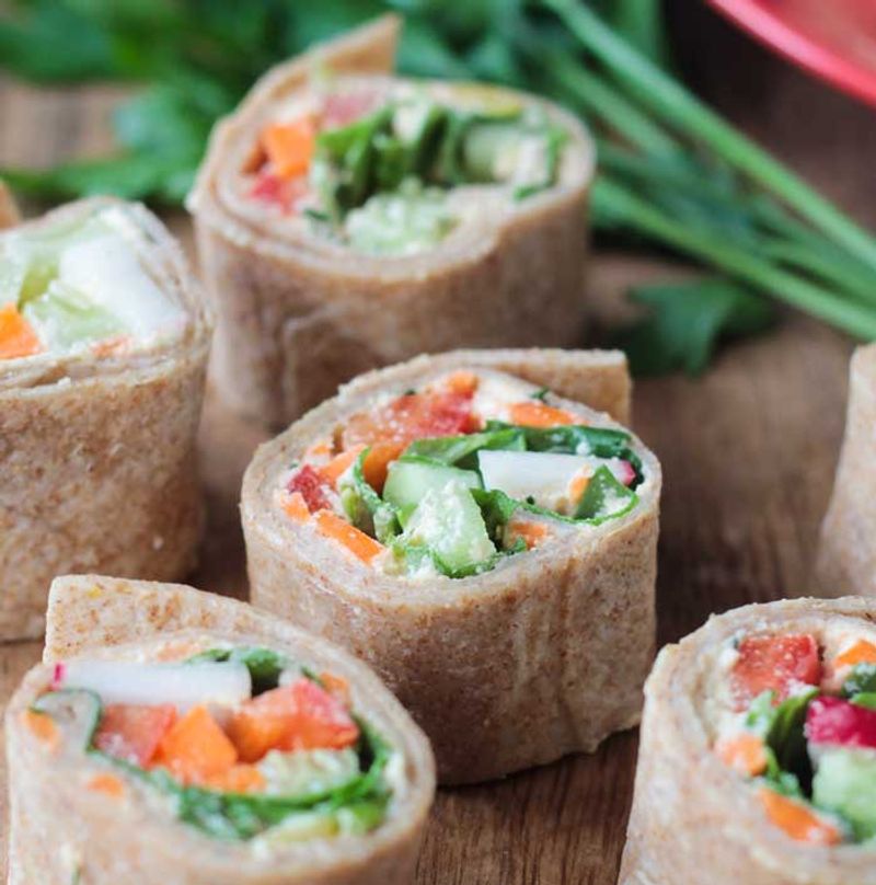 Cream Cheese and Veggie Wrap