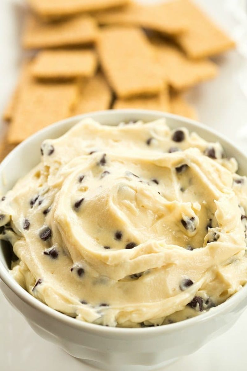 Chocolate Chip Cookie Dough Cream Cheese Dip