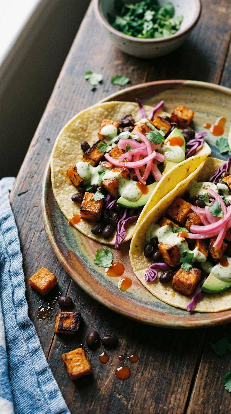 Sweet Potato and Black Bean Tacos