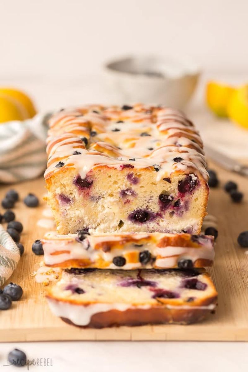 Blueberry Cream Cheese Bread