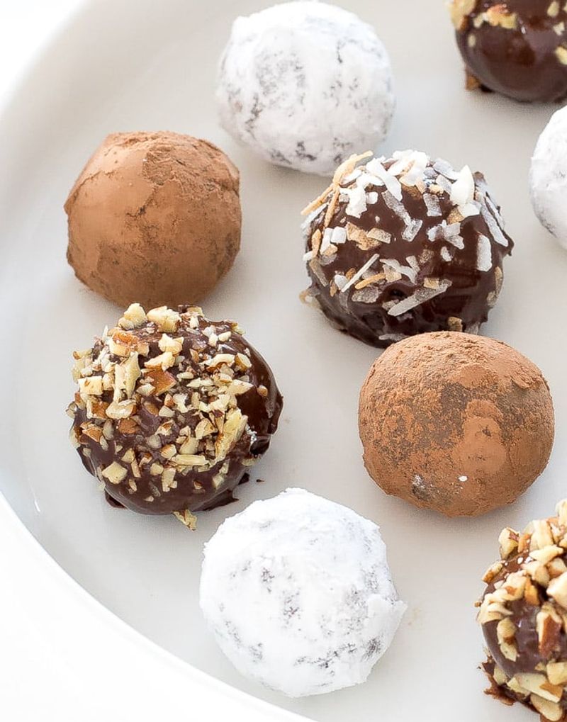 Chocolate Cream Cheese Truffles