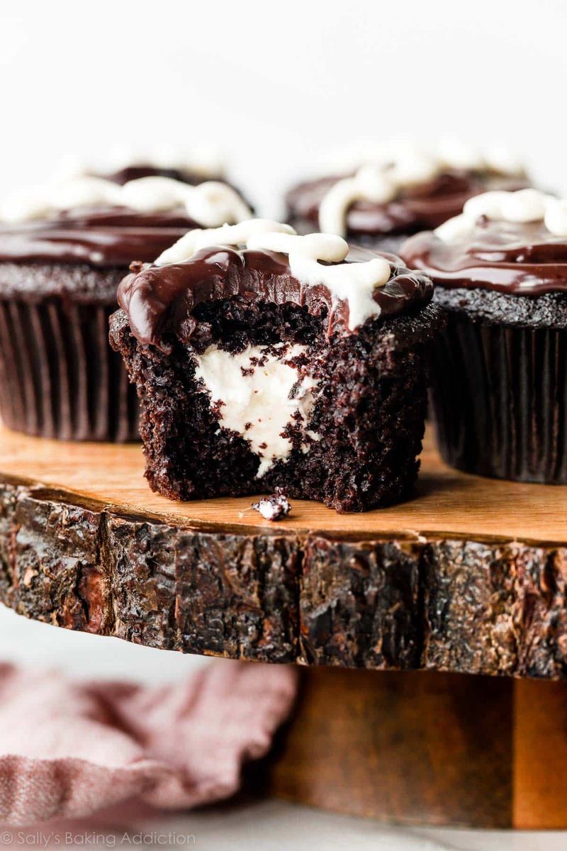 Cream Cheese Filled Cupcakes