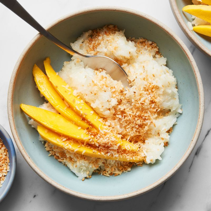 Coconut Rice with Mango