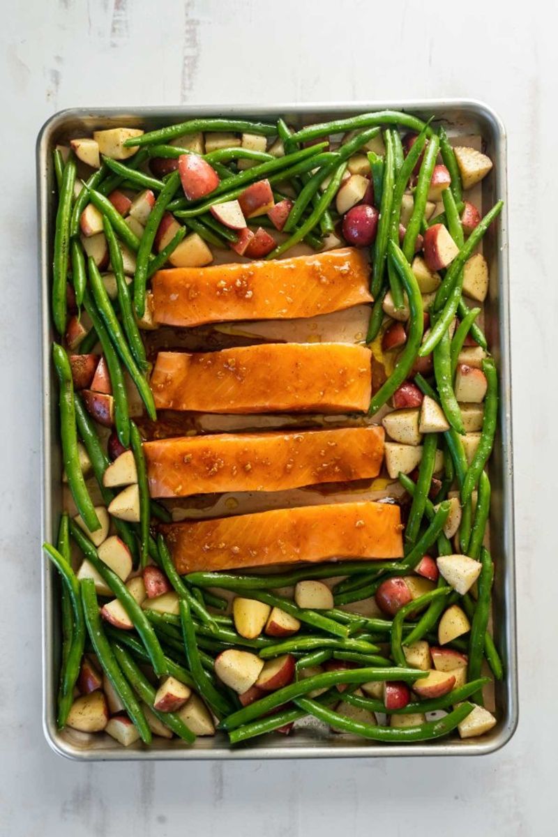 Sheet Pan Honey Garlic Salmon
