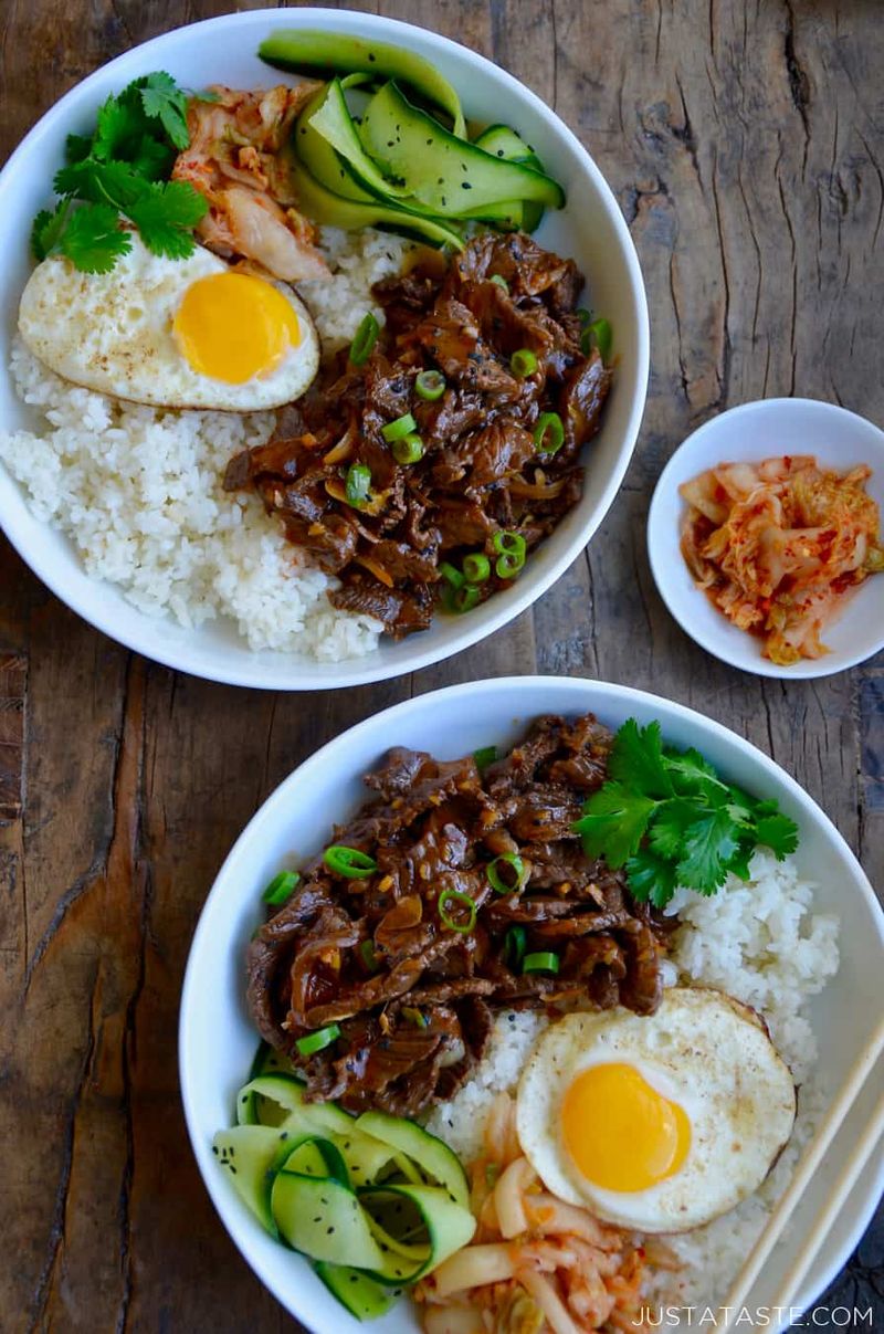 Korean Bulgogi Beef Bowls