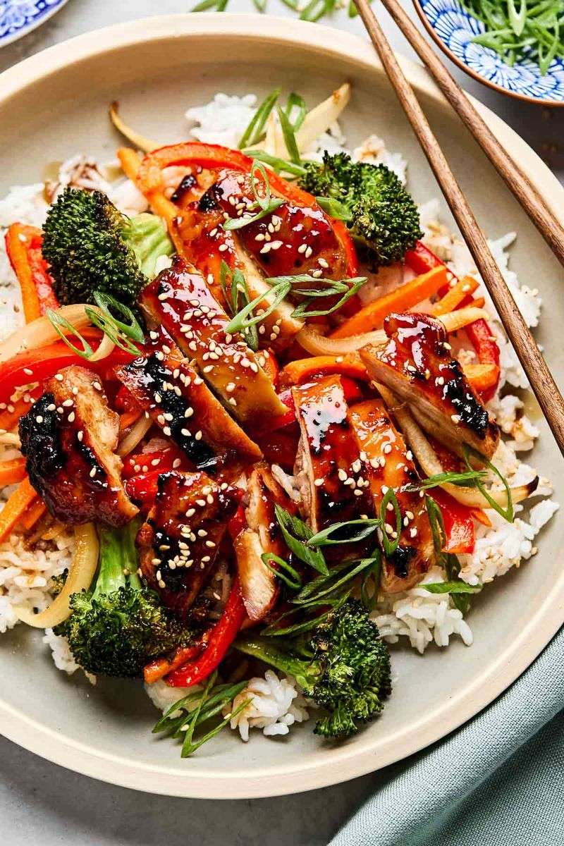 Teriyaki Chicken Rice Bowls