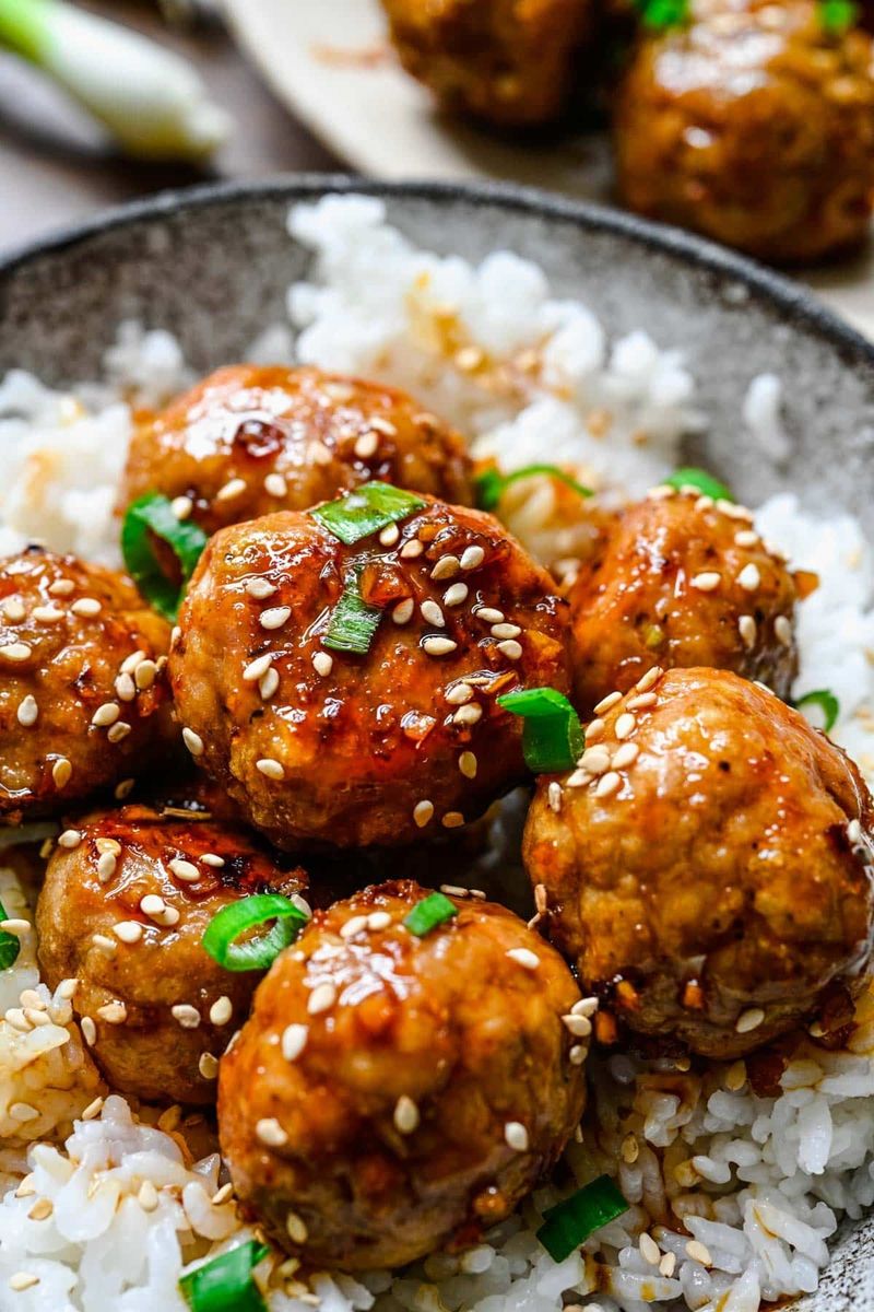 Teriyaki Turkey Meatballs