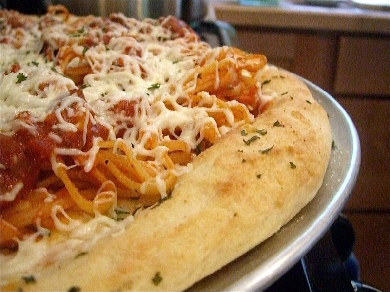 Build a Pasta Pizza Crust