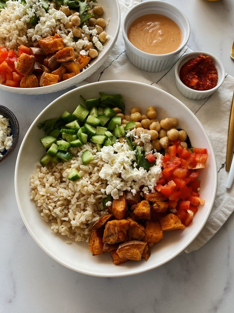 Mixed Into a Grain Bowl
