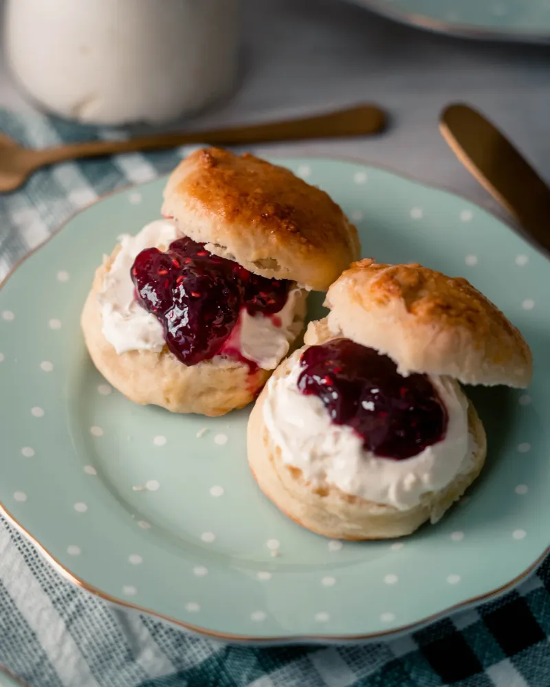 Scones with Clotted Cream and Jam