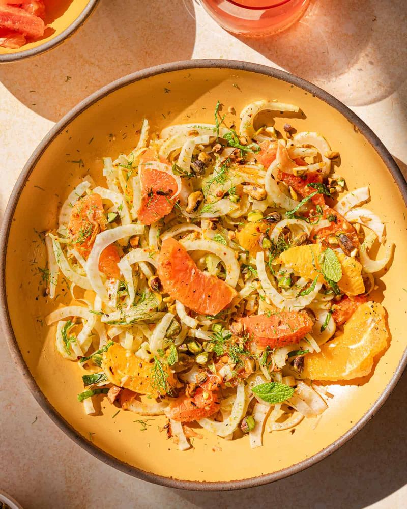 Fennel and Orange Salad with Toasted Pine Nuts