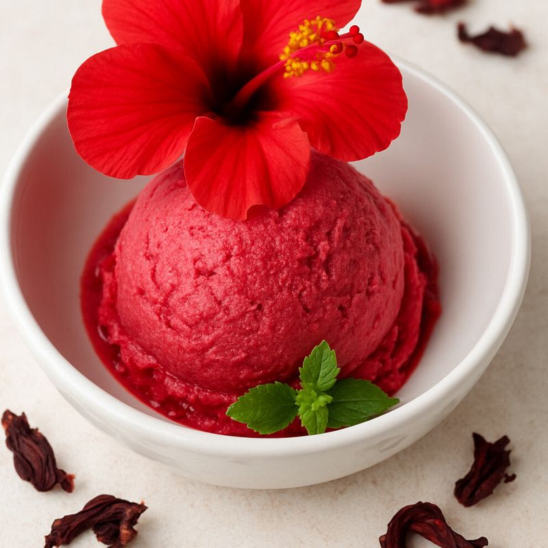 Hibiscus Sorbet