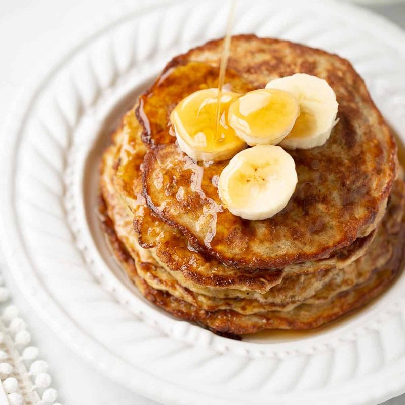 Banana Oat Pancakes With No Fancy Ingredients